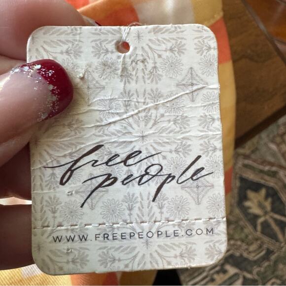 Free People Shes All That Plaid Crop High Waist Pants New With Tags - Picture 7 of 7